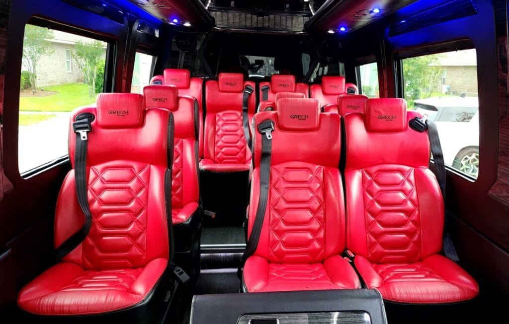 Reserve a Mercedes Sprinter Passenger Van Perfect For Special Event Group Transportation Service - Wedding Limo Service - Bachelorette Party Limo Service - Executive Sprinter Van