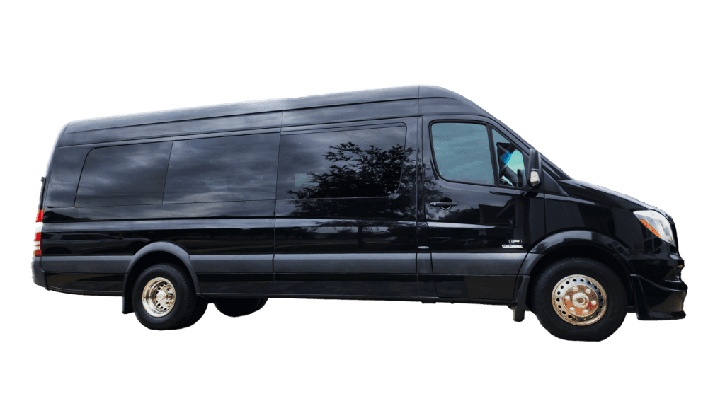 Luxe limos of Destin Mercedes Sprinter Passenger Van Limo service - Destin Private Group Transportation Service - Destin Luxury Transportation Service